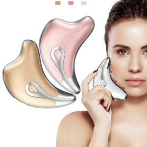 Electric Gua Sha Facial Massager – LED Light & Microcurrent Face Lifting and Slimming Tool